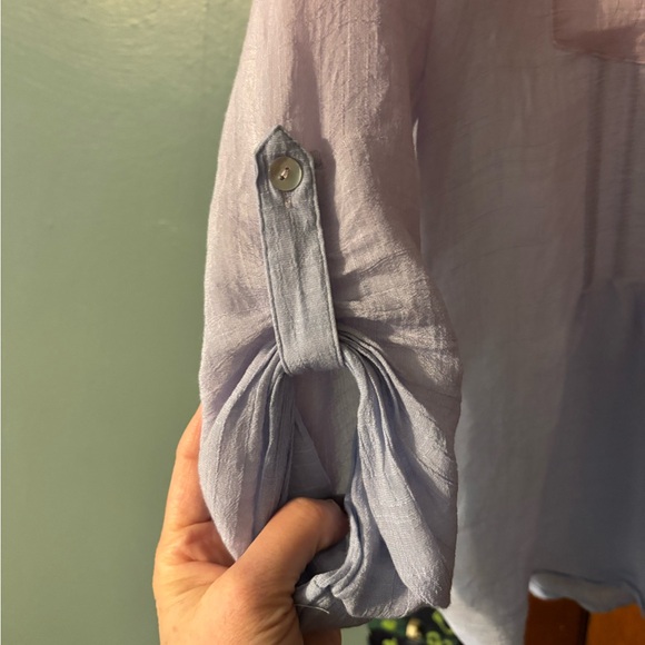 Zac & Rachel Soft Textured Blouse with ombré coloring - Picture 4 of 4